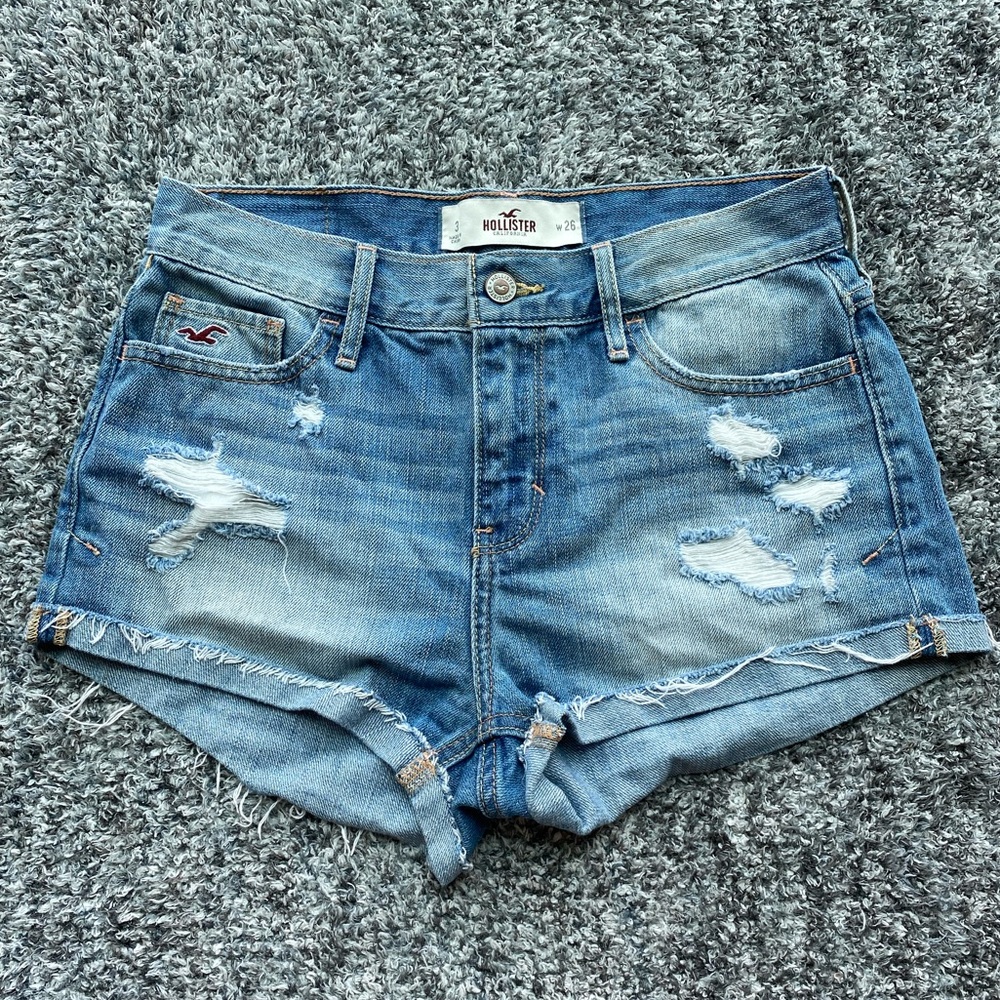 Hollister Distressed Jean Shorts